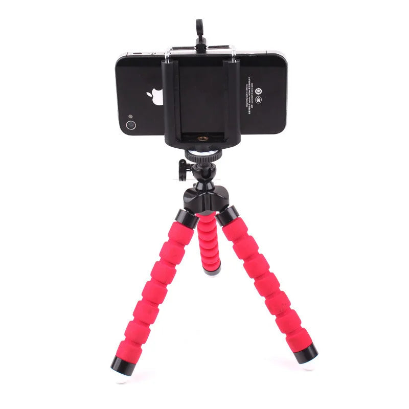 Mini Sponge Mobile Phone Camera Holder Tripod Stand for Phone 360 Degree Lazy Holder Clip Action Camera Tripod