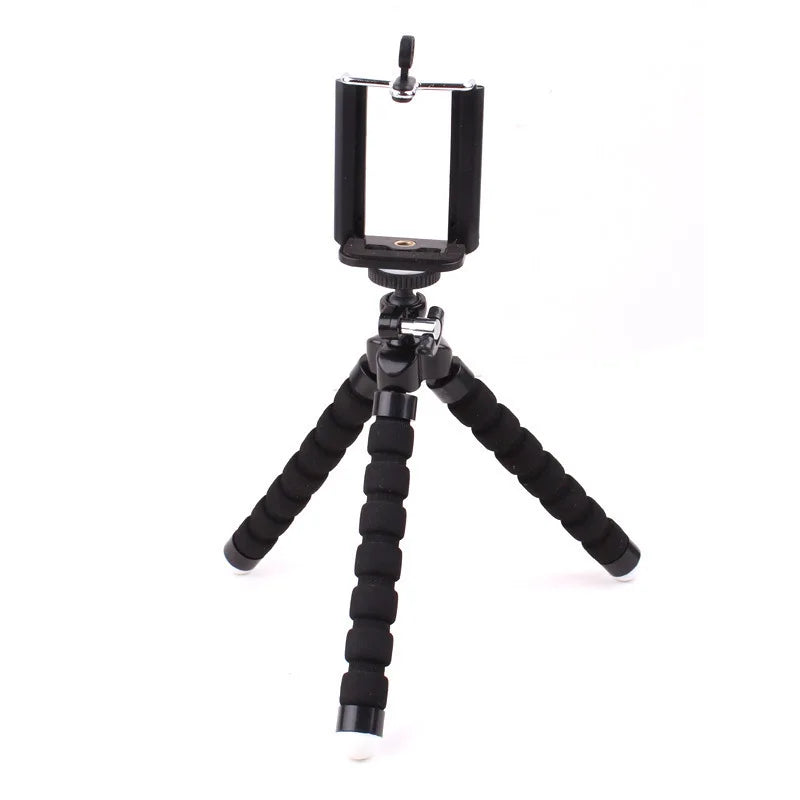 Mini Sponge Mobile Phone Camera Holder Tripod Stand for Phone 360 Degree Lazy Holder Clip Action Camera Tripod