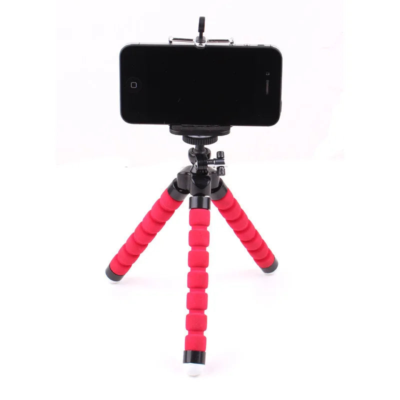 Mini Sponge Mobile Phone Camera Holder Tripod Stand for Phone 360 Degree Lazy Holder Clip Action Camera Tripod